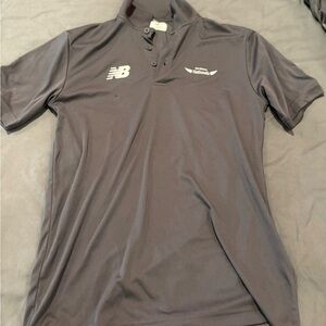 New Balance Men's Charcoal Polo Shirt - New Balance Nationals